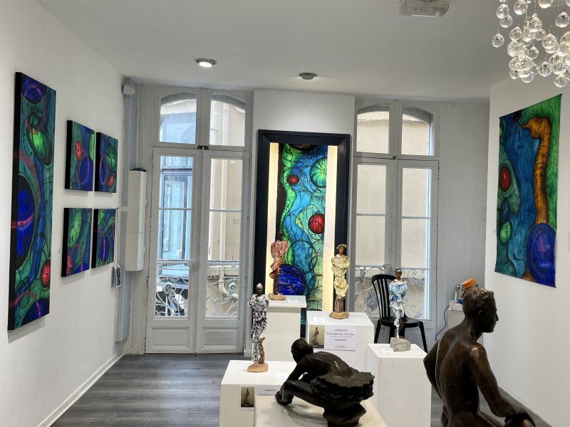 VeronilO expose  la Galerie Off Shore