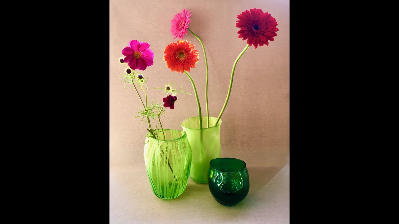 3 Vases verts > Objets dco > Graphique Chic