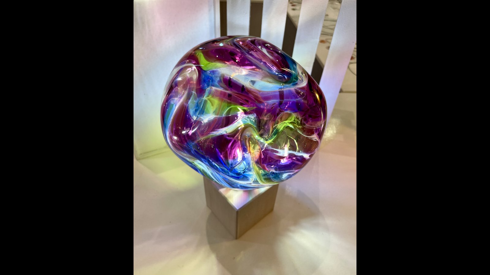 Lampe Bulle Froisse couleurs mles > Lampes  Poser > Bulles Froisses