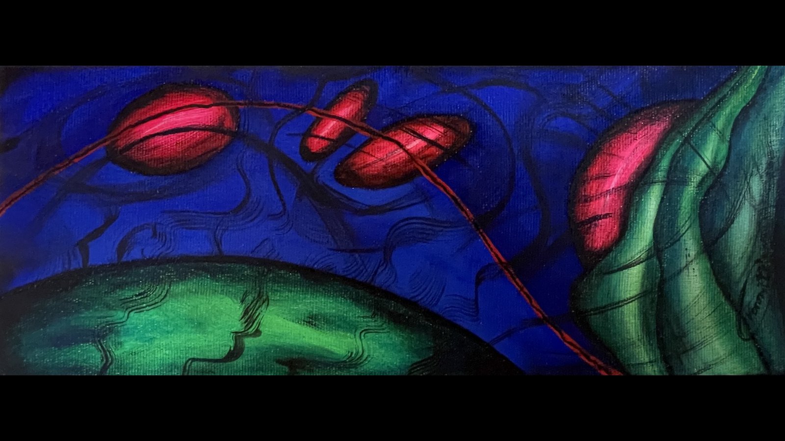 Red Link > Peintures Tentures VeronilO > Peinture sur Chssis de VeronilO
