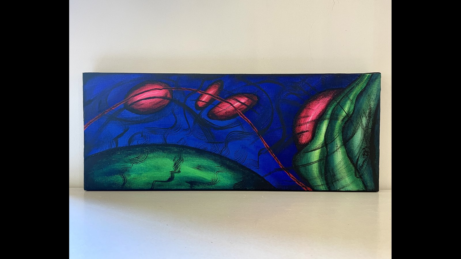 Red Link > Peintures Tentures VeronilO > Peinture sur Chssis de VeronilO