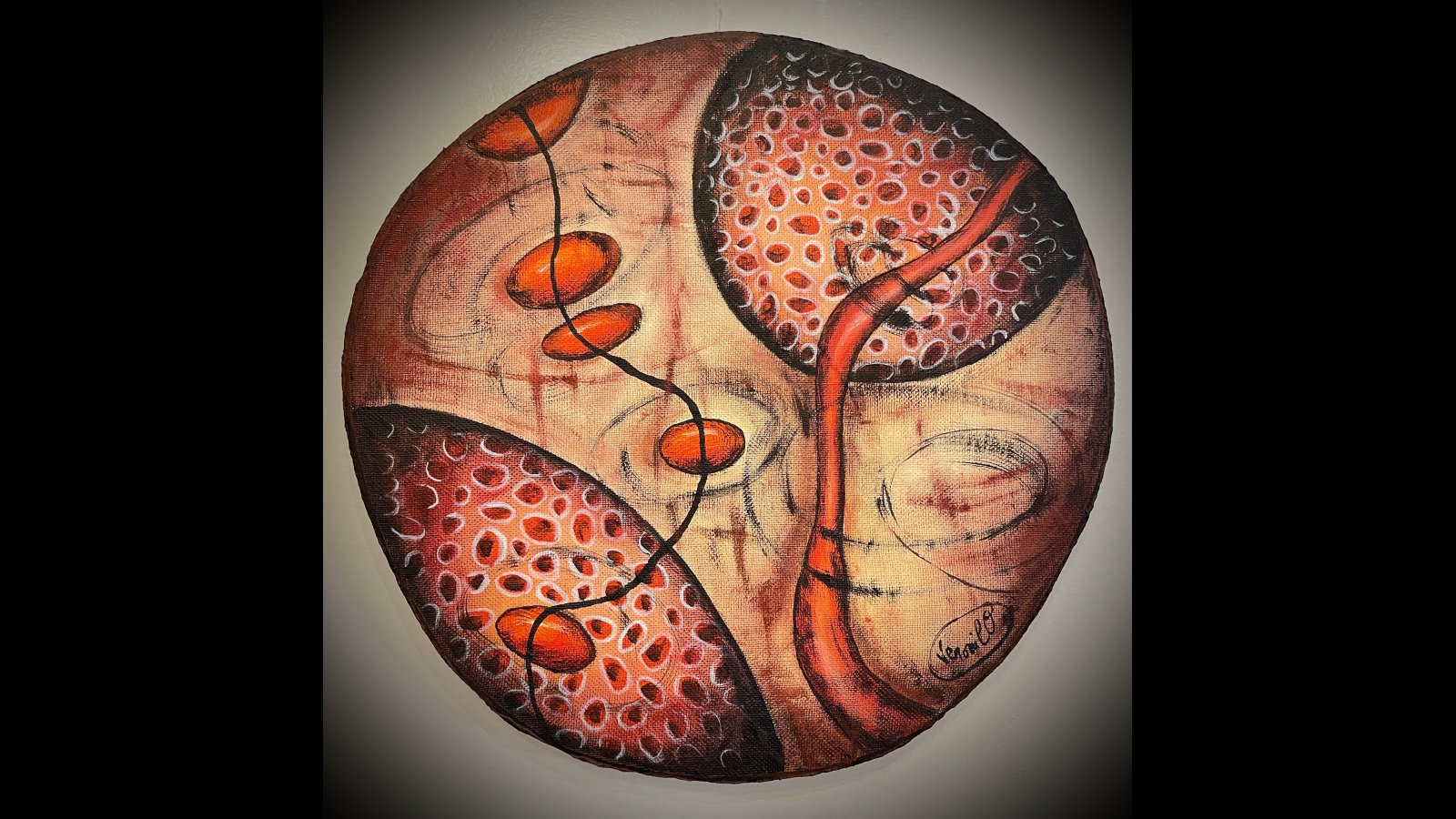 Genesis et Shadows of Orange Moons > Peintures Tentures VeronilO > Peintures Gyroli de VeronilO