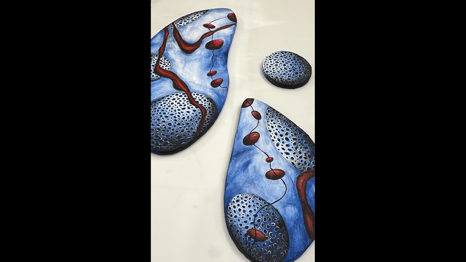 Shadows of Blue Moons - 3 Gyrolis > Peintures Tentures VeronilO > Peintures Gyroli de VeronilO